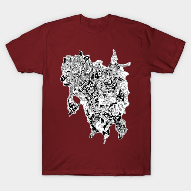 Monster of Hell T-Shirt by JaredRosesArt